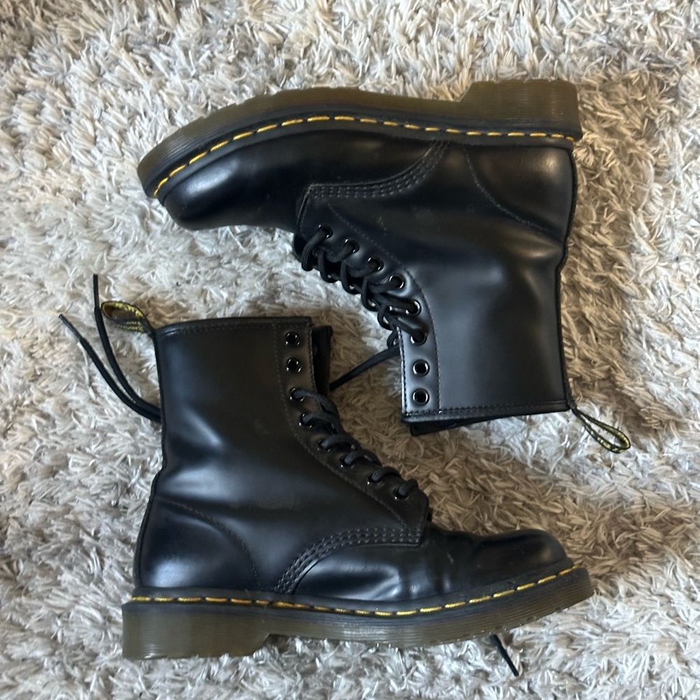 Dr. Martens Black Leather Boots
